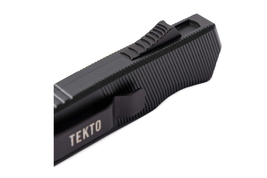 TEKTO KNIVES A5 Spry Mini Automatic Knife Black with Tanto Blade